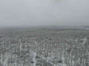Çatalca’da yoğun kar yağışı