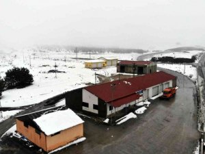 Erzincan’ın yüksek kesimlerinde kar yağışı