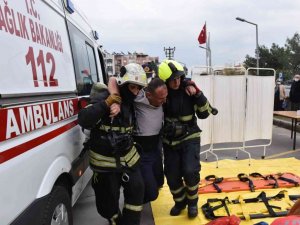 Aydın’daki tatbikat gerçeğini aratmadı