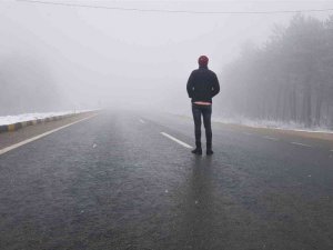 Karabük’te sis ve kar yağışı etkili oluyor