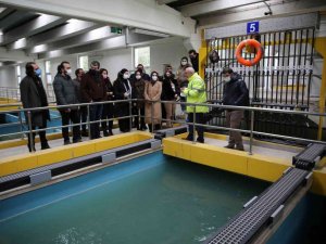 Sağlık çalışanlarından İvedik İçme Suyu Arıtma Tesisi’ne tam not