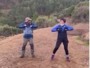 Zirvede ‘Zumbalı’ kutlama