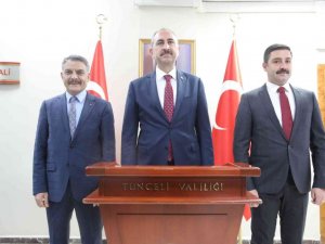 Tunceli’de 22 yıl sonra bir ilk yaşandı, Adalet Bakanı Gül Tunceli’de incelemelerde bulundu