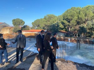 İl Sağlık Müdürü Açıkgöz, Karacasu’da incelemelerde bulundu