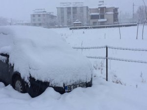 Karlıova’da kar kalınlığı 50 santime ulaştı, 30 köy yolu ulaşıma kapandı