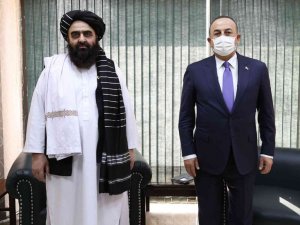 Bakan Çavuşoğlu, Afganistan Dışişleri Bakan Vekili Muttaki ile görüştü
