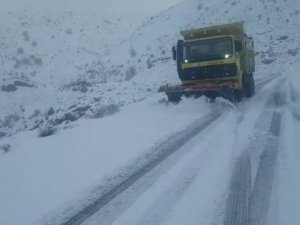 Malatya’da karla mücadele çalışmaları başladı
