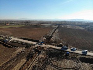 Kütahya Beşkarış Sulaması 3. Kısım’da çalışmalar aralıksız devam ediyor