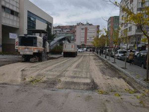 Isparta Meydan AVM etrafında çevre düzenlemesi yapılıyor