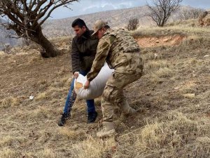 Siirt’te yaban hayvanları için doğaya yem bırakıldı