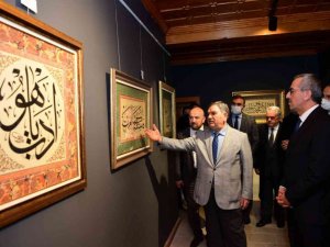 Yedi Güzel Adam Edebiyat Müzesi’nde hat sergisi