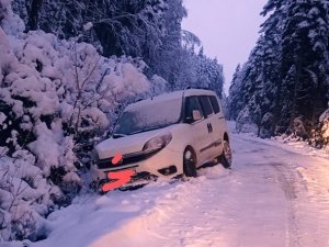 Düzce’nin yüksek kesimlerinde kar kalınlığı 60 santime ulaştı