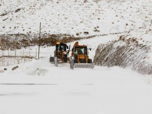 Van Büyükşehir Belediyesinin karla mücadele çalışmaları sürüyor