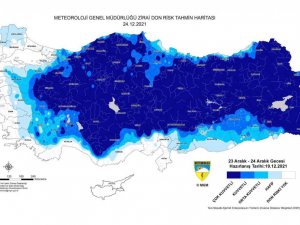 Düzce için zirai don uyarısı