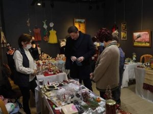 Üreten kadınlara  Belediye Başkanı Tosun’ dan ziyaret