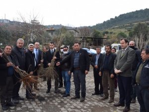 Karacasu’da yangın bölgesine milyonluk destek