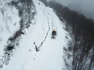 Samsun’a kar geldi: Atakum’da mücadele başladı
