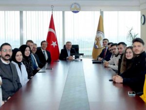 Trakya Üniversitesi’nde uluslararası öğrencilerle toplantı