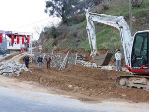 Nazilli Belediyesi’nin Işıklar Mahallesi’ndeki çalışmaları sürüyor
