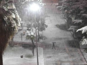 Samsun yoğun kar yağışı