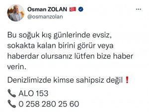 Büyükşehir evsizlere kucak açıyor