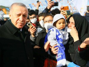 Cumhurbaşkanı Erdoğan, Kızılcahamam’da coşkuyla karşılandı