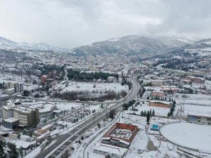 Devrek beyaza büründü