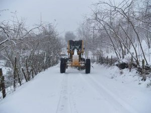 Giresun’da kapalı 60 köy yolundan 10 tanesinin yolu ulaşıma açıldı