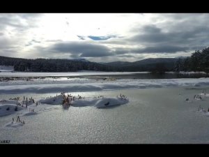 Akdağ Tabiat Parkı kış manzarası ile hayran bıraktı