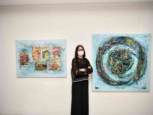 ‘Aralık’ karma sergisi sanatseverlerin beğenisine sunuldu