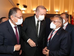 Başkan Büyükkılıç Cumhurbaşkanı Erdoğan ile görüştü