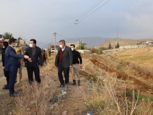 Kaymakam Tunç, Kurtuluş köyünde incelemelerde bulundu