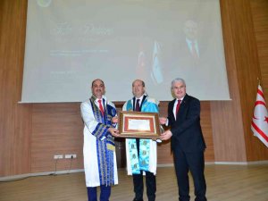 KKTC Cumhurbaşkanı Tatar’a, Ahi Evran Üniversitesi’nden fahri doktora