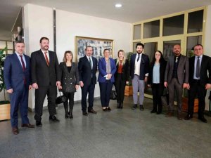 Aydın Barosu, Başkan Çerçioğlu ile bir araya geldi