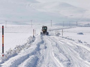 Van Büyükşehir Belediyesinin karla mücadele çalışmaları sürüyor