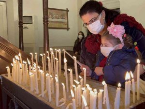 İskenderun Ortodoks kilisesinde Noel ayini