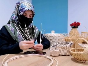 Giresunlu kadınlar sepet kursuna ilgi gösteriyor