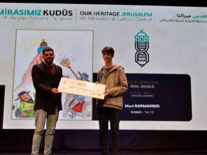 Uluslararası karikatür yarışmasından E-Gençlik’e ödül