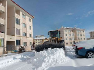 Edremit’te karla mücadele çalışması