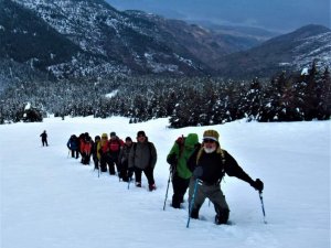 Yavşan Dağı’na zirve tırmanışı