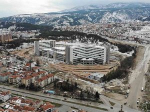Kütahya Şehir Hastanesi betonarme işi tamamlandı