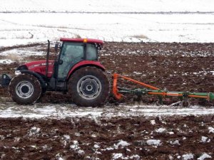 Yozgat’ta kar yağışı çiftçinin yüzünü güldürdü