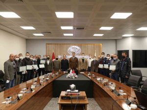 Afetlerde görev alan DSİ personeli teşekkür belgesi ile onurlandırıldı