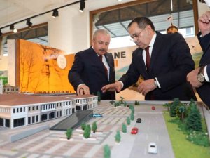 TBMM Başkanı Şentop, Saathane Meydanı projesini inceledi