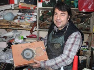 Yaptığı hoparlör kutusu dikkat çekti