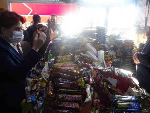 Maaşını sorduğu esnaftan Akşener’e tokat gibi cevap