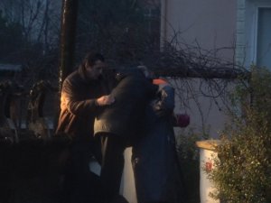 Kırklareli’nde dere taştı, mahsur kalanlar iş makinalarıyla kurtarıldı