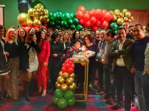 Hekimler yeni yılı kutladı