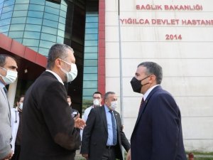 Vali Atay, Yığılca Devlet Hastanesi’ni ziyaret etti