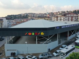 Darıca’nin ilk kapalı pazar yeri açılışa hazır